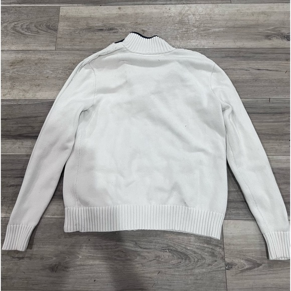 Ralph Lauren Sport quarter zip size Xl blue and white like new - Picture 4 of 4